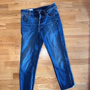 GAP Women's Straight Leg Blue Jeans